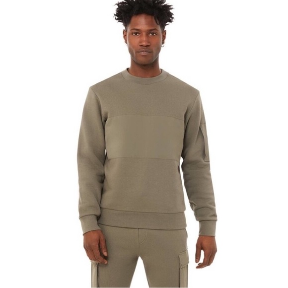 ALO Yoga Other - alo Yoga Men’s Transverse Mixed Media Pullover Large